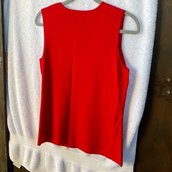 Chico’s Apparel Annie Sleeveless Knit Red; NWT; M/8 - Picture 7 of 13